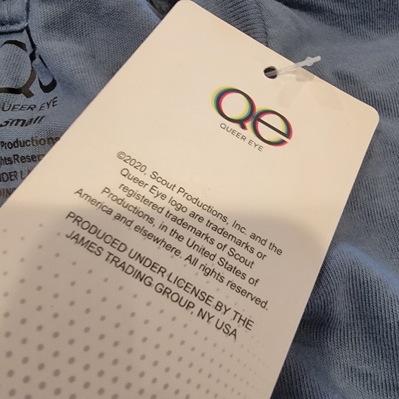 Queer Eye Official Choose Kindness Blue Tee Size XS NWT! - Picture 6 of 6